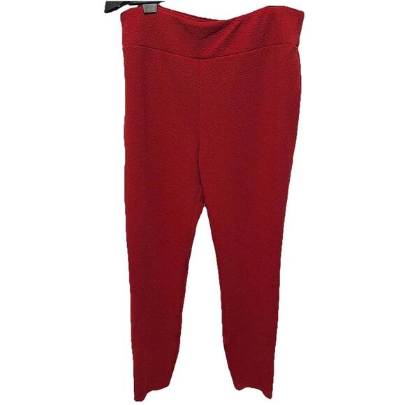 New LUXE21 By LuLaRoe Christmas Cranberry Colored Red Leggings Size XL (16-18) - Picture 4 of 7